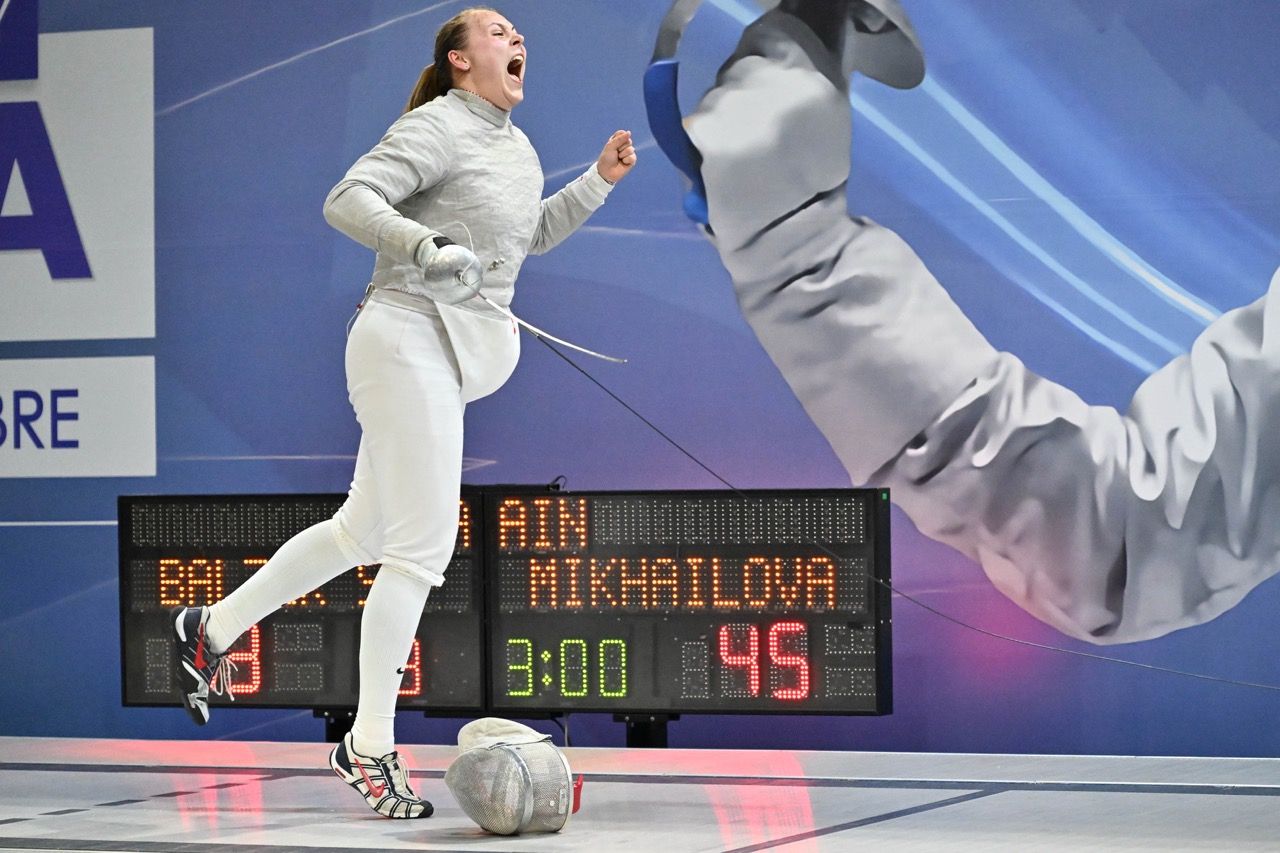 Alina Mikhailova Leads _AIN to Women’s Sabre Gold in Lima with a Spectacular Comeback